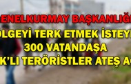 Genelkurmay: PKK'lılar bölgeyi terk etmek isteyenlere ateş açtı