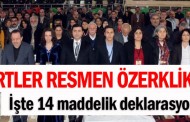 Kürtler resmen özerklik dedi