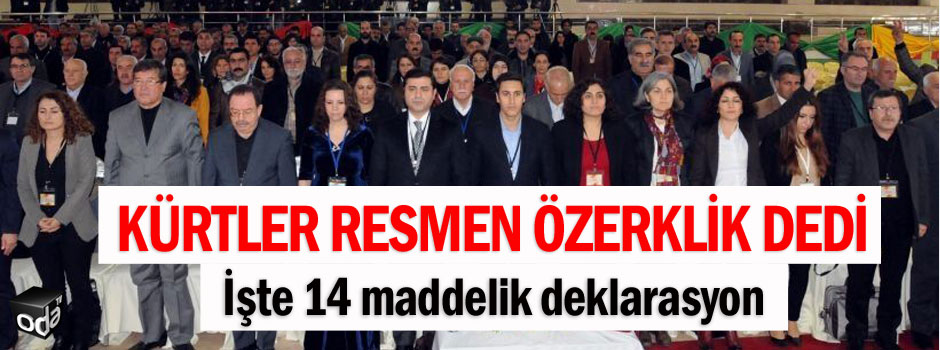 Kürtler resmen özerklik dedi