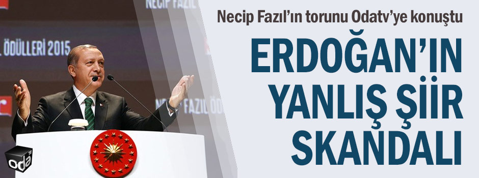 Erdoğan'ın yanlış şiir skandalı