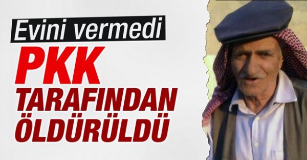 Teröristler 70 yaşındaki ev sahibini öldürdü