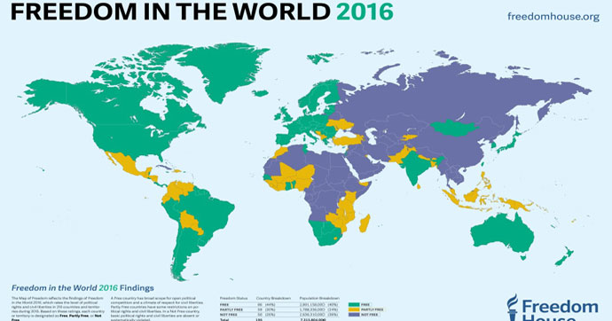 Dünya Özgürlükler Raporu açıklandı! Türkiye..