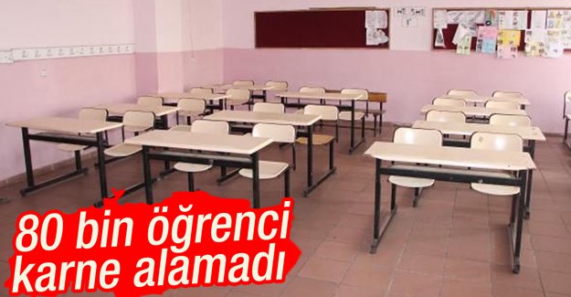 80 bin öğrenci karne alamadı