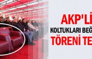 AKP'liler koltukları beğenmeyince töreni terk etti