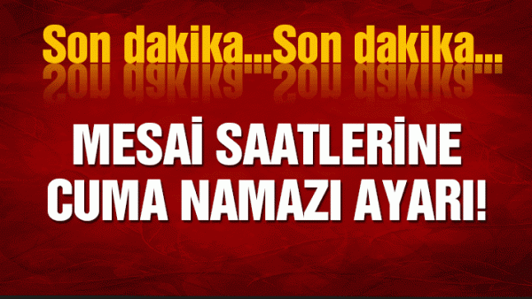 Cuma Namazı tatili geliyor