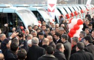 45 Yeni minibüs, törenle hizmete girdi