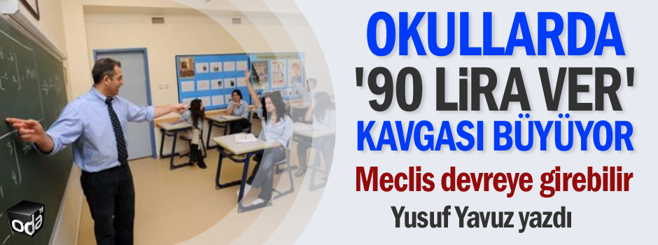 Okullarda '90 lira ver' kavgası büyüyor