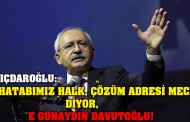 Kılıçdaroğlu: E günaydın Davutoğlu!