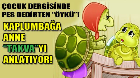 Diyanet kaplumbağayı türbana soktu