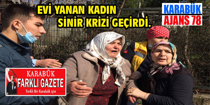 Kartaltepe’de ev yangını…