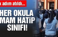 Her okula İmam hatip sınıfı!