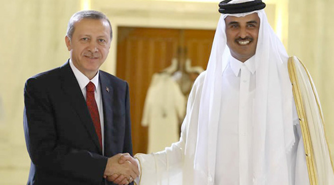 Erdoğan yine Katar Emiri ile görüşüyor