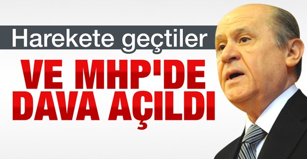 MHP'de muhalifler kurultay için dava açtı