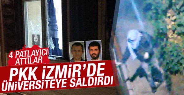 PKK İzmir’de üniversiteye saldırdı