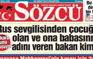 Sözcü'dan ŞOK İddia: Rus Sevgilisinden Çocuğu Olan AKP'li Bakan Kim?