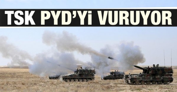 TSK, PYD’yi vuruyor