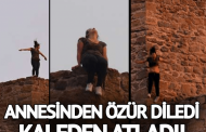 ‘Annemden özür diliyorum’ dedikten sonra kaleden atladı