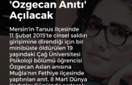Fethiye’de “Özgecan Anıtı” açılacak