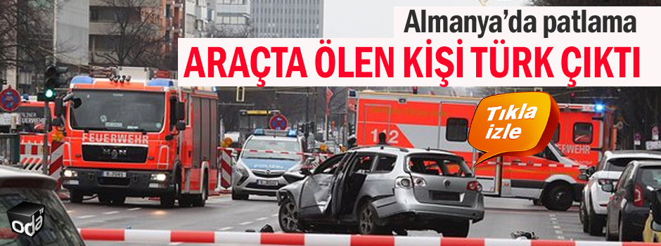 Almanya'da patlama