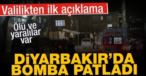 Diyarbakır’da patlama: Ölü ve yaralılar var