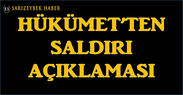 Diyarbakır Saldırısı Sonrası Hükümet'ten İlk Açıklama!