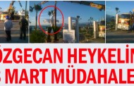 Özgecan heykeline 8 Mart müdahalesi