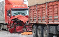 İki TIR’ın arasında kalan sürücü öldü