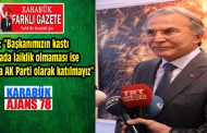 ŞAHİN’DEN ‘LAİKLİK’ AÇIKLAMASI