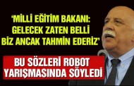 Nabi Avcı medreseleri robot yarışmasında övdü