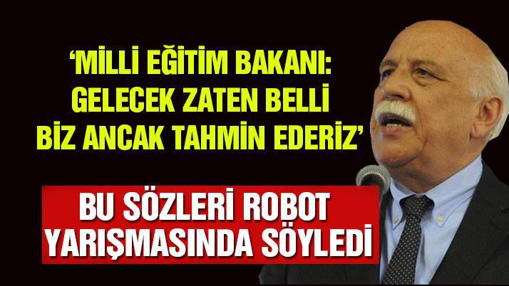 Nabi Avcı medreseleri robot yarışmasında övdü