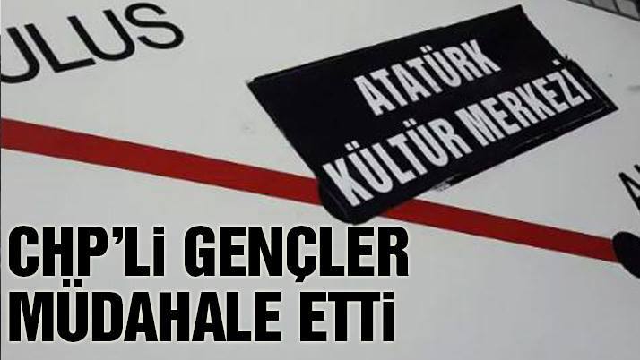 CHP’den Atatürk Kültür Merkezi eylemi