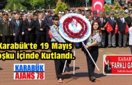 KARABÜK’TE 19 MAYIS COŞKUSU