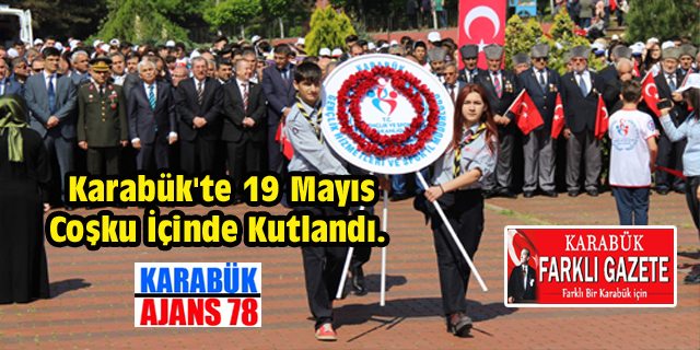 KARABÜK’TE 19 MAYIS COŞKUSU