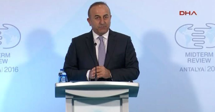 Çavuşoğlu'ndan 'YPG arması' açıklaması!.. 'Çifte standarttır ve iki yüzlülüktür'