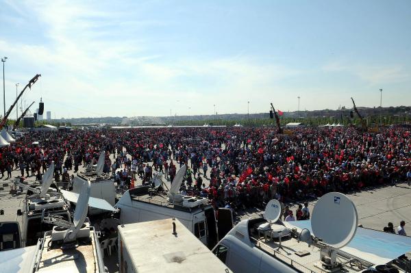 Yenikapı miting alanında Fetih Şöleni