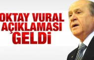 MHP lideri Devlet Bahçeli’den Oktay Vural açıklaması