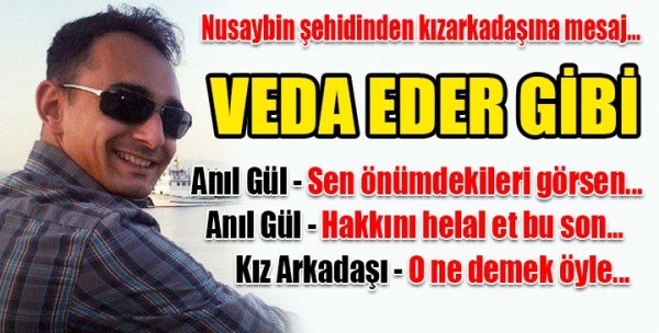 Şehidin kız arkadaşıyla mesajlaşması yürekleri dağladı