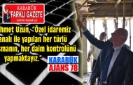 Uzun; okul inşaatını inceledi.