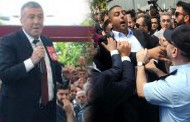 Şehit polislerin cenazesinde gerginlik!