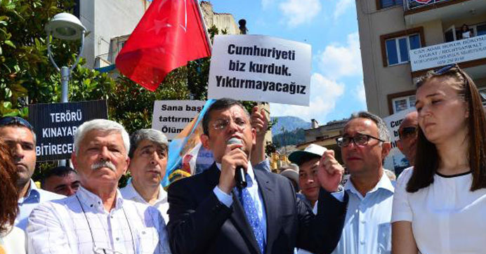 CHP'li Özel: Muhammed Ali son yumruğu Erdoğan'a attı