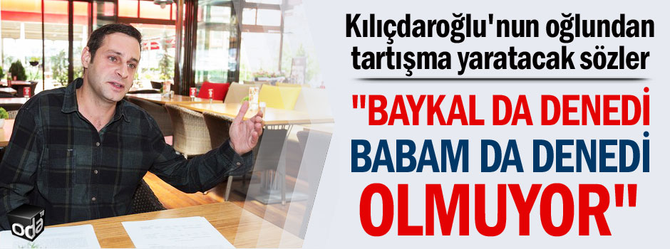 Kılıçdaroğlu: Baykal da denedi babam da denedi olmuyor