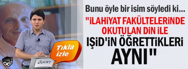 Abdülaziz Bayındır: “İlahiyat fakültelerinde okutulan din ile IŞİD’in öğrettikleri aynı”