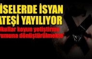 Protesto zincirine Pertevniyal Lisesi de katıldı: Ses olun! Işık olun!