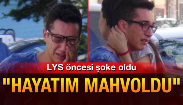 Sınava giderken kaza yaptı, “Hayatım mahvoldu” diye ağladı