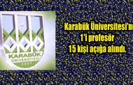 KBÜ’de 1’i profesör 15 kişi açığa alındı.