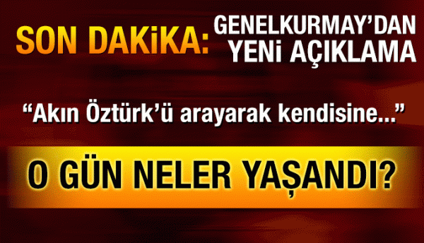 TSK’dan yeni açıklama