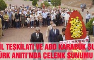 CHP VE ADD ATATÜRK ANITINA ÇELENK SUNUMU YAPTI