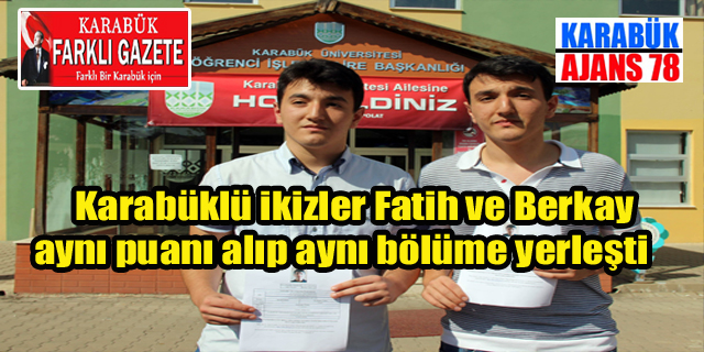 İkizler KBÜ’de…