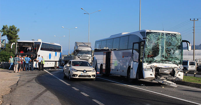 Ordu'da zincirleme kaza: 15 yaralı