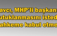 Savcı, MHP'li başkanın tutuklanmasını istedi, mahkeme kabul etmedi
